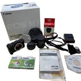 【通電確認済】 Canon キャノン EOS M3 PC2064 ミラーレス一眼カメラ EVFキット 付属品多数 OIM2021