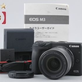 【中古】Canon キヤノン EOS M3 ブラック EF-M 18-55mm f/3.5-5.6 IS STM レンズキット