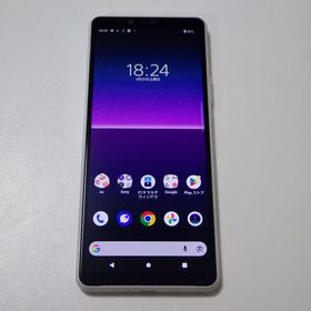 超美品 SIMフリー au Xperia 10 II SOV43 ホワイト 送料無料