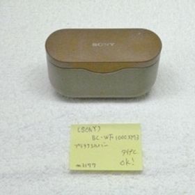 ｍ3177 SONY ソニー ワイヤレスノイズキャンセリングステレオヘッドセット BC-WF1000XM3 プラチナシルバー 動作確認済み