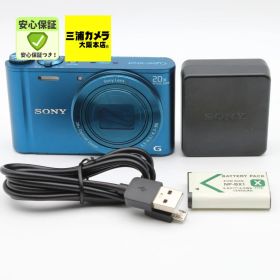 【極上品】 SONY Cyber-shot DSC-WX300 ブルー 2110万画素 光学20倍 コンパクトデジタルカメラ #0690346