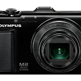 【中古】OLYMPUS デジタルカメラ SH-25MR ブラック iHSテクノロジー GPS・電子コンパス内蔵 1600万画素 裏面照射型CMOS 光学12.5倍ズーム DUAL IS ハイビ