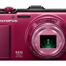 【中古】「非常に良い」OLYMPUS デジタルカメラ SH-25MR レッド iHSテクノロジー GPS・電子コンパス内蔵 1600万画素 裏面照射型CMOS 光学12.5倍ズーム DUAL IS ハイビ