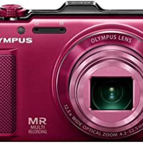 【中古】OLYMPUS デジタルカメラ SH-25MR レッド iHSテクノロジー GPS・電子コンパス内蔵 1600万画素 裏面照射型CMOS 光学12.5倍ズーム DUAL IS ハイビジ