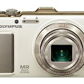 【中古】OLYMPUS デジタルカメラ SH-25MR ホワイト iHSテクノロジー GPS・電子コンパス内蔵 1600万画素 裏面照射型CMOS 光学12.5倍ズーム DUAL IS ハイビ