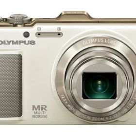 【中古】 OLYMPUS デジタルカメラ SH-25MR ホワイト iHSテクノロジー GPS・電子コンパス内蔵 1600万画素 裏面照射型CMOS 光学12.5倍ズーム DUAL IS ハイビジョンムービー 3.0型タッチパネルLCD 3Dフォト機能