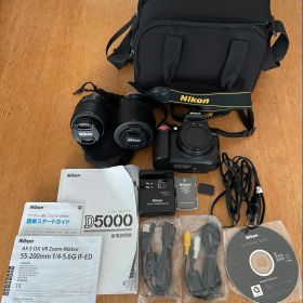 【値下げ中】Nikon D5000 一眼レフ カメラ ダブルレンズセット