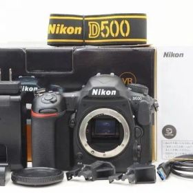 ☆極上美品☆ Nikon ニコン D500 ボディ 元箱 付属品 Shot数 僅か 7,700枚前後！ ♯26032501