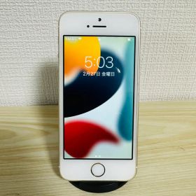 iPhone SE 64GB ゴールド SIMロック解除済