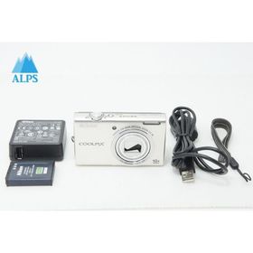 訳あり品 Nikon ニコン COOLPIX S6200 コンパクトデジタルカメラ シルバー 260327f【アルプスカメラ】