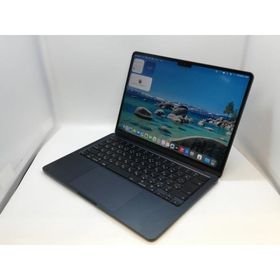 【中古】Apple MacBook Air 13インチ M2(CPU:8C/GPU:8C) 8GB/256GB ミッドナイト MLY33J/A (M2,2022)【京都】保証期間１ヶ月【ランクC】