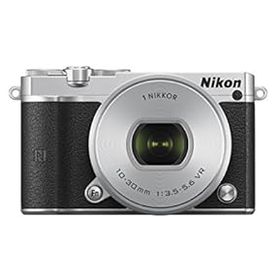 【中古】Nikon ミラーレス一眼 Nikon1 J5 標準パワーズームレンズキット シルバー J5HPLKSL