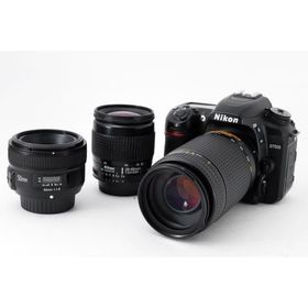 ニコン Nikon D7500 単焦点&amp;標準&amp;望遠トリプルレンズセット 美品 <プレゼント包装承ります>