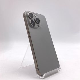 【全額返金保証】【最速発送】 iPhone 15 Pro 128GB ナチュラルチタニウム au 動作確認済 89%