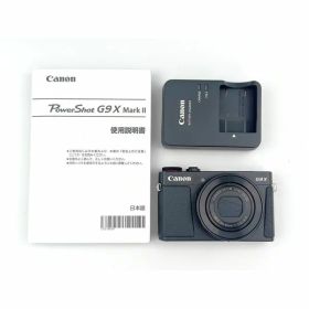 【中古】【1年保証】【良品】Canon PowerShot G9X Mark II ブラック