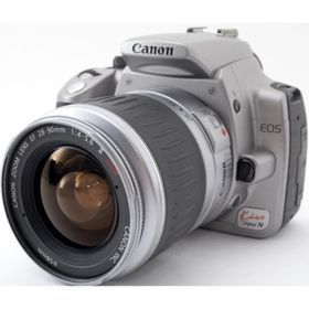 キヤノン デジタル一眼 CANON EOS Kiss DIGITAL N シルバー レンズキット 中古 メモリーカード付き 届いてすぐに使える