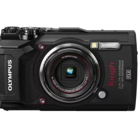 【中古】OLYMPUS デジタルカメラ Tough TG-5 ブラック ブラック 1200万画素CMOS F2.0 15m 防水 100kgf耐荷重 GPS+電子コンパス&amp;内蔵Wi-Fi TG-5 BLK カメラ 中古 人気 おすすめ 高画質