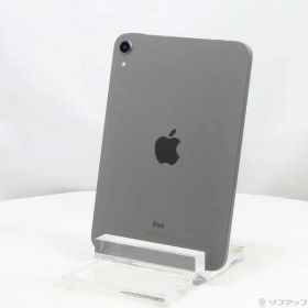 【中古】Apple(アップル) iPad mini 第6世代 64GB スペースグレイ MK7M3J／A Wi-Fi 【276-ud】
