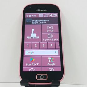 らくらくスマートフォン me F-03K ドコモ ピンク c17414