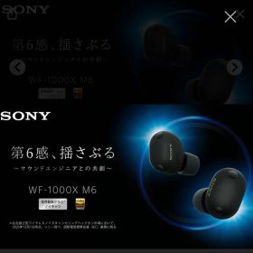未開封 SONY WF-1000XM6 ブラック