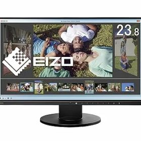 【中古】EIZO FlexScan 23.8インチ カラー液晶モニター ( 1920×1080 / IPSパネル / 5ms / ノングレア/ ブラック ) EV2450-BKR