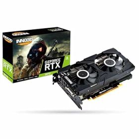 【中古】Inno3D NVIDIA GeForce RTX 2070 GPU搭載 ビデオカード N20702-08D6-1160VA22 正規代理店製品、期間2年