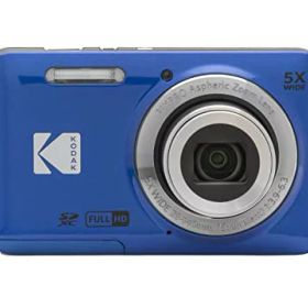 KODAK (コダック) PIXPRO 使いやすい ズーム FZ55-BL 16MP デジタルカメラ 光学5倍ズーム 広角 28mm 2.7インチ液晶画面 (ブルー)