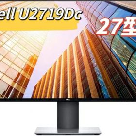 【中古】 【整備済み品】 Dell モニター 27インチ U2719D(広視野角/フレームレス/WQHD/IPS非光沢/ブルーライト軽減/フリッカーフリー/DP,HDMI/高さ調整/回転) (整備済み品)