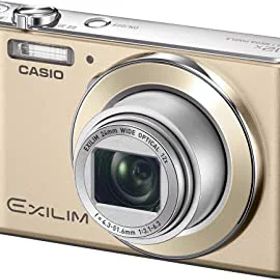 【中古】CASIO デジタルカメラ EXILIM EX-ZS190GD 広角24mm 光学12倍ズーム プレミアムオート 1610万画素 ゴールド