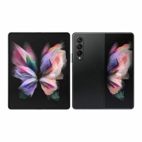 【中古】【安心保証】 Galaxy Z Fold3 5G SCG11[256GB] au ファントムブラック