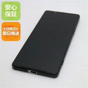 【中古】美品 SOG10 Xperia 1 V ブラック AU スマホ SONY 安心保証 即日発送 土日祝発送OK