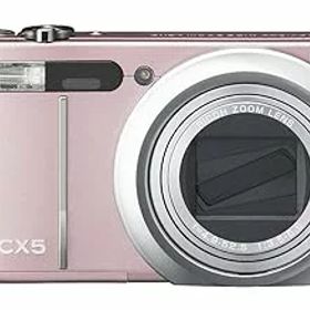 【中古】RICOH ハイブリッドAFシステム搭載 光学10.7倍ズーム CX5 ローズピンク CX5RP