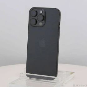 ソフマップ 〔中古品〕 iPhone16 Pro Max 256GB ブラックチタニウム MYWG3J／A SIMフリー【269】