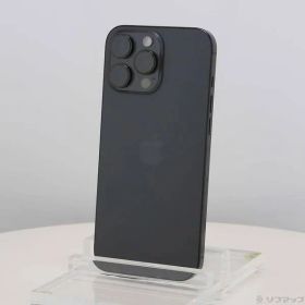 ソフマップ 〔中古品〕 iPhone16 Pro Max 512GB ブラックチタニウム MYWL3J／A SIMフリー【262】