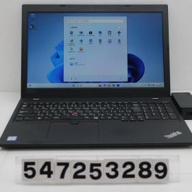 Lenovo ThinkPad L590 Core i3 8145U 2.1GHz/8GB/256GB(SSD)/15.6W/FWXGA(1366x768)/Win11 キー文字消えあり【中古】【20260205】