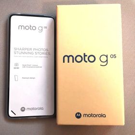 動作確認済 新品 moto g 05 スマートフォン本体(ミスティブルー)