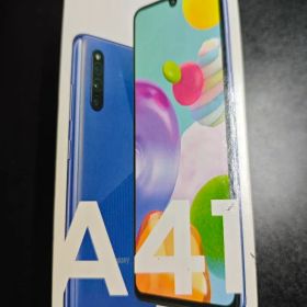 Samsung Galaxy A41 青 画面やや焼け