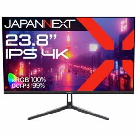 JAPANNEXT 液晶ディスプレイ 23.8型/3840×2160/ブラック JN-IPS238U