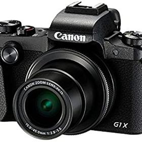 【中古】Canon コンパクトデジタルカメラ PowerShot G1 X Mark III ブラック APS-Cセンサー/F2.8レンズ/EVF内蔵 PSG1XMARKIII
