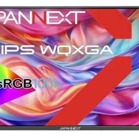 JAPANNEXT 16インチ モバイルモニター IPS パネル WQXGA 2560x1600解像度 スマートケース付き (USB/Type C/MAC PC対応/スピーカー内蔵 / sRGB100% / 非光沢) JN-MD-IPS16WQXGAR