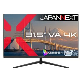 JAPANNEXT｜ジャパンネクスト USB-C接続 PCモニター JN-V315U2-C6 [31.5型 /4K(3840×2160） /ワイド /60Hz]