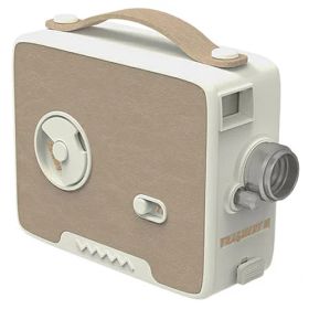 現代と60年代の融合を実現する 8mmフィルムカメラ フラグメントエイト Color lens ホワイト Fragment8 LWF-1204【納期目安：1週間】 8mmフィルム カラーレンズ レトロ デジタルトイカメラ 映画 撮影 レンズ ソーシャルメディア 鮮やか 懐かしい 音 音楽 非日常 充電