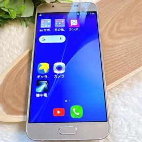 動作確認初期化済みSamsung Galaxy A8 SCV32ゴールド本体