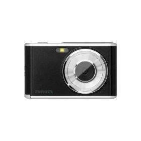 aiwa コンパクトデジタルカメラ ブラック JA4-DCM0001(BK) [JA4DCM0001BK]【PPJS】