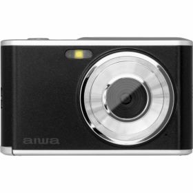 aiwaデジタル コンパクトデジタルカメラ aiwa cam DCB ブラック JA4-DCM0001(BK)