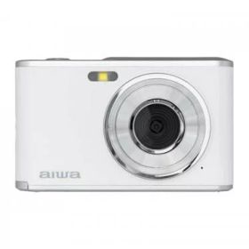 aiwaデジタル JA4-DCM0001(WH) コンパクトデジタルカメラ aiwa cam DCB ホワイト(1300万画素CMOSセンサー/2.8インチIPSディスプレイ/電子手ブレ補正/AF/4倍デジタルズーム/自撮り撮影/軽量)