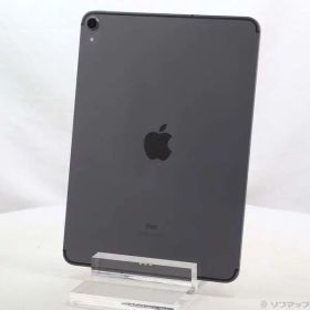 【中古】Apple(アップル) iPad Pro 11インチ 64GB スペースグレイ MU0M2J／A auロック解除SIMフリー 【258-ud】