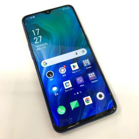 【訳あり品】OPPO Reno A 楽天モバイル SIMロック解除済 128GB CPH1983 ブルー【保証なし】