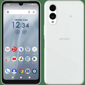 【中古A】arrows We2 64GB SIMフリー 64GB ホワイト グリーン