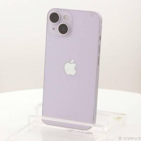〔中古〕Apple(アップル) iPhone14 512GB パープル MPX83J／A SIMフリー〔349-ud〕